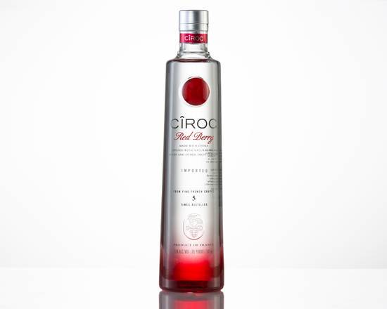 Order Ciroc Red Berry, 750mL vodka (35.0% ABV) food online from Clairemont Liquor store, San Diego on bringmethat.com