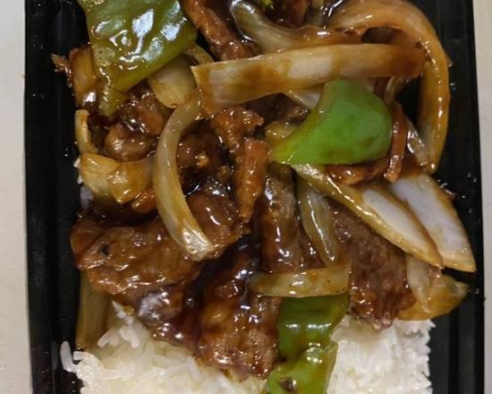 Order C Pepper Steak with Onion food online from Newchinaexpress store, Newport News on bringmethat.com
