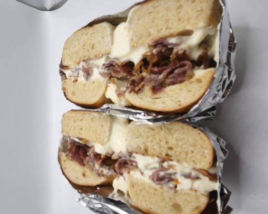 Order Bagel with Cream Cheese and Bacon food online from Day & Night Deli store, Brooklyn on bringmethat.com
