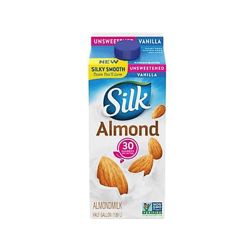 Order Silk Unsweetened Vanilla Almond Milk (64 OZ) 134379 food online from BevMo! store, Milpitas on bringmethat.com