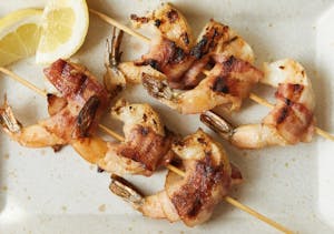 Order Shrimp on the Stick (2) food online from Sake House store, Beaver Dam on bringmethat.com