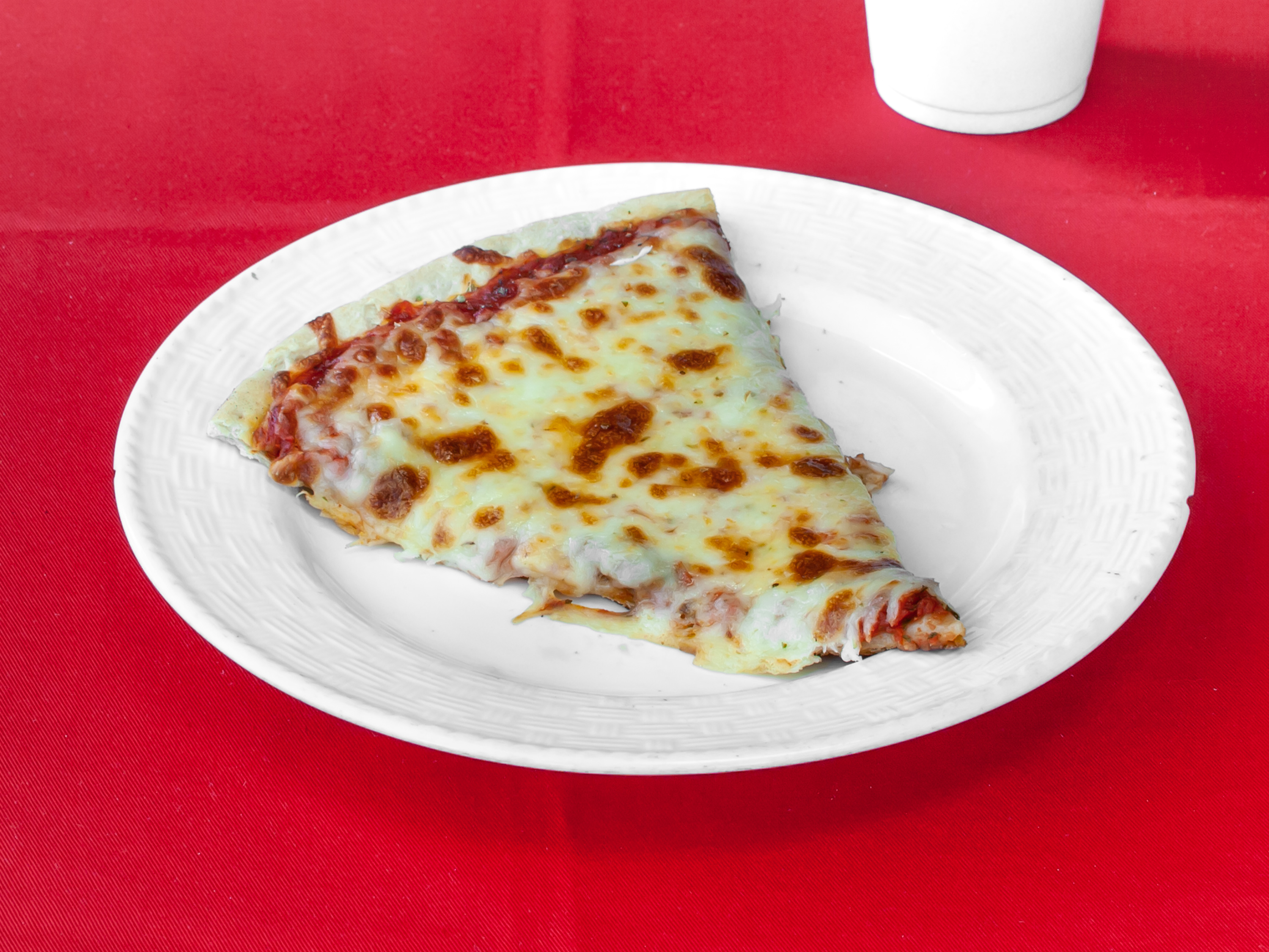 Order Slice of Cheese Pizza food online from Munchies gyros & pizza store, Chicago on bringmethat.com