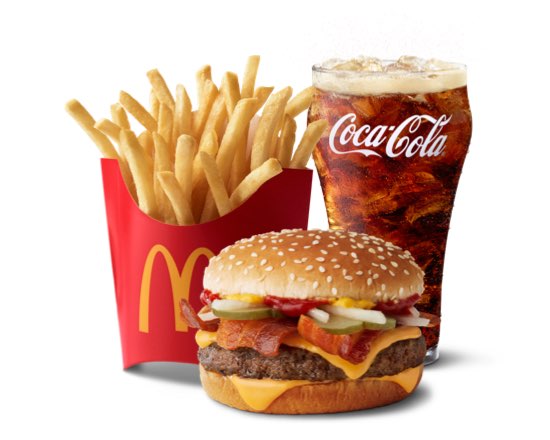 Order Bacon Quarter Pounder with Cheese Meal food online from McDonald's store, Morgantown on bringmethat.com