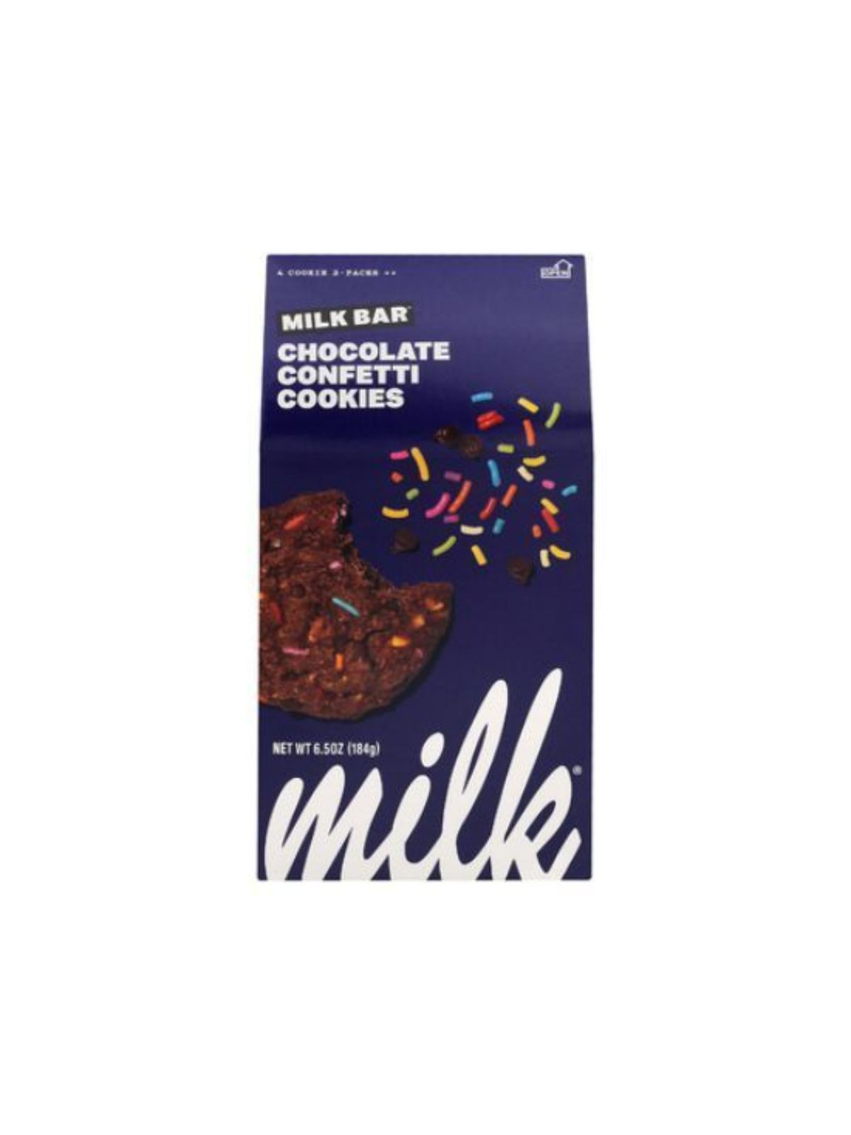 Order Milk Bar Chocolate Confetti Cookies (6.5 oz) food online from Stock-Up Mart store, Houston on bringmethat.com