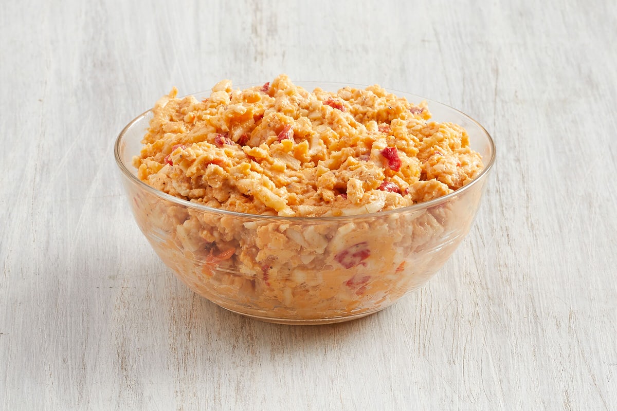 Order Grab & Go Pimiento Cheese Bulk Container food online from Newk's store, Fort Worth on bringmethat.com