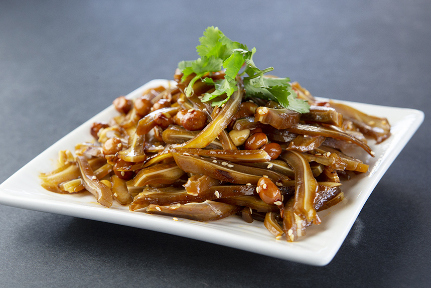 Order A4. Pig Ears Dressed with Special Sauce food online from Guilin Rice Noodle House store, San Francisco on bringmethat.com