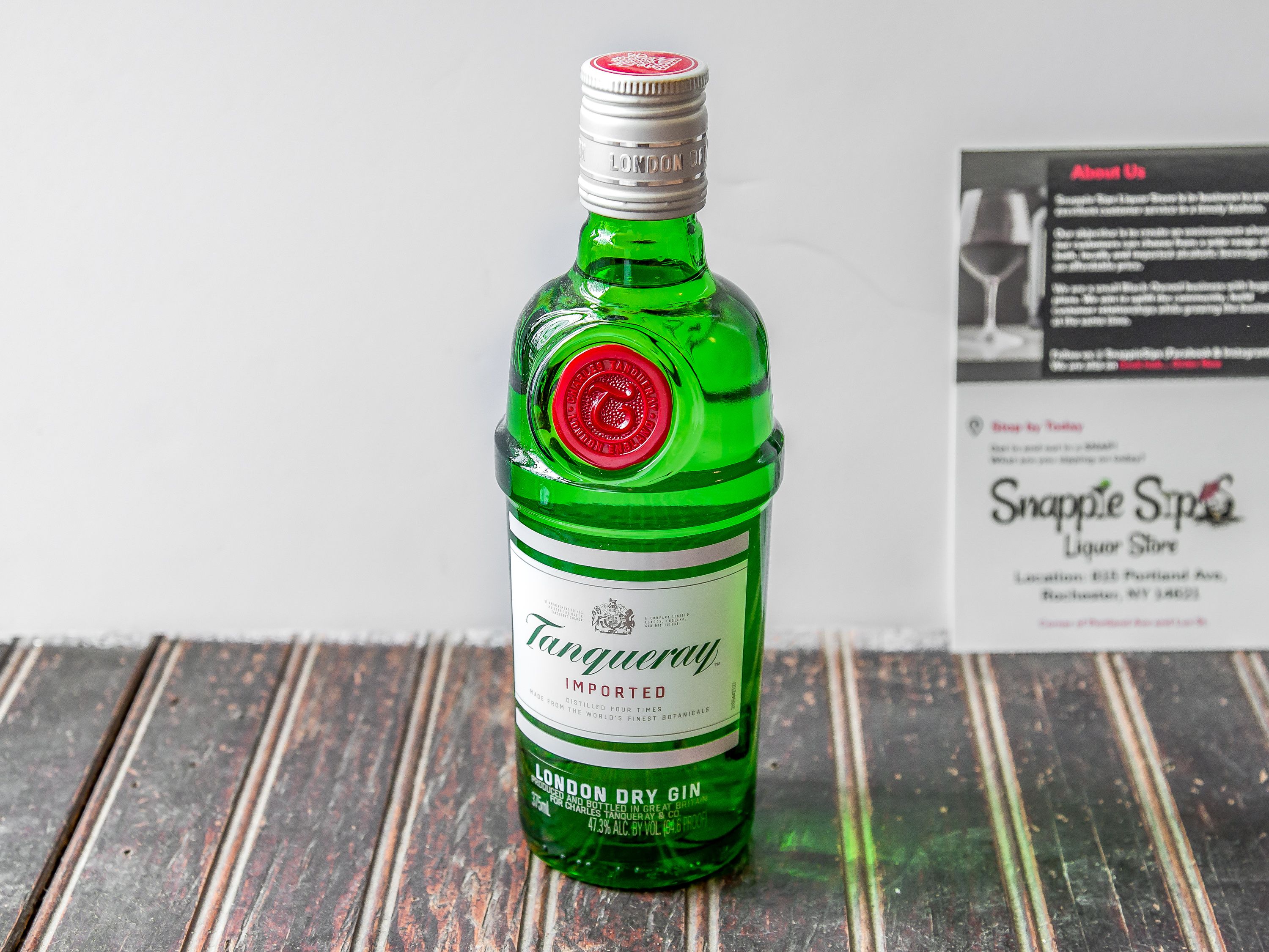 Order Tanqueray Gin 375ML food online from Snappie Sips store, Rochester on bringmethat.com