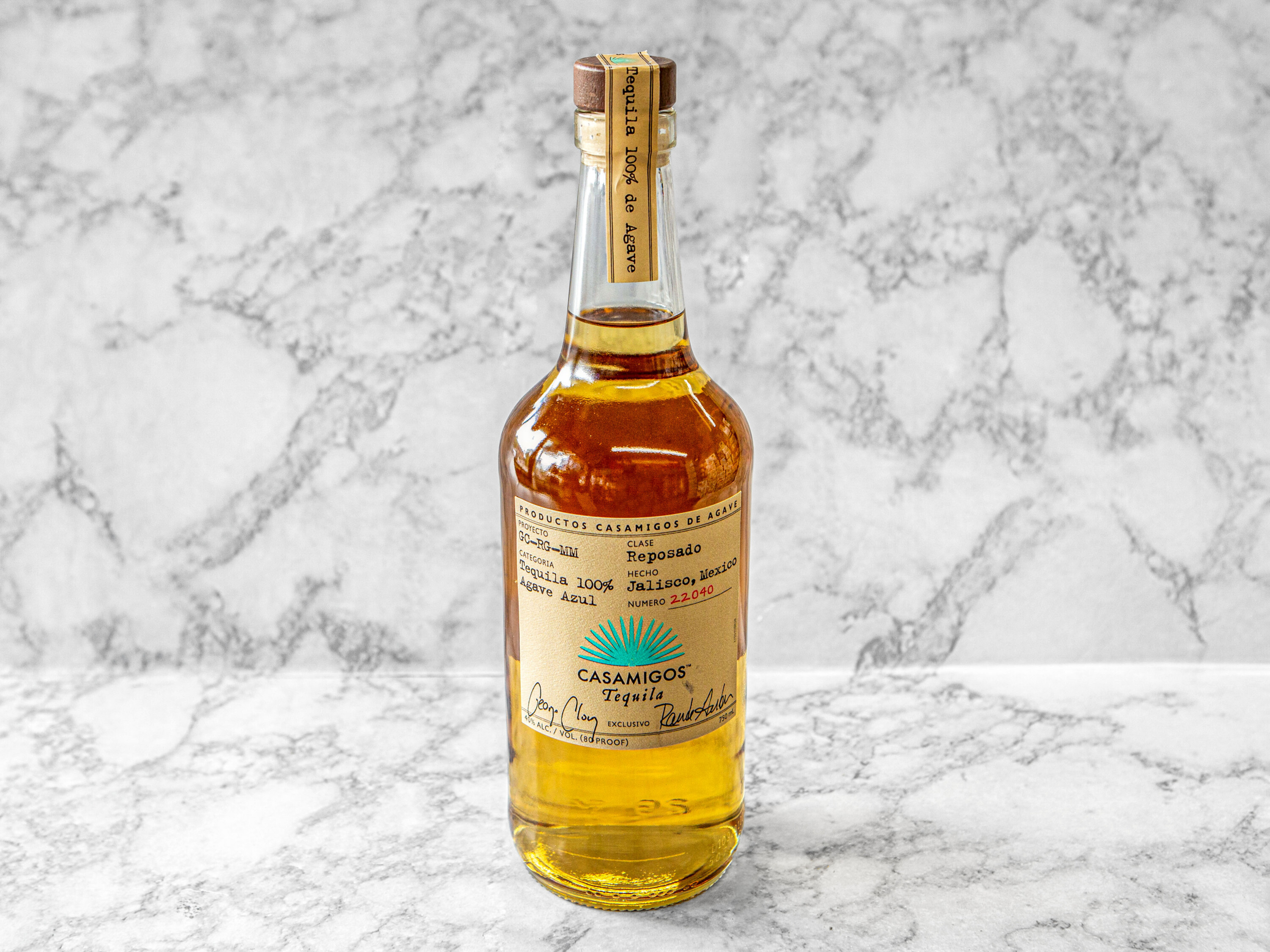 Order Casamigos Anejo, 750 ml. Tequila, 40.0% ABV food online from Day & Night Liquor & Market store, Venice on bringmethat.com