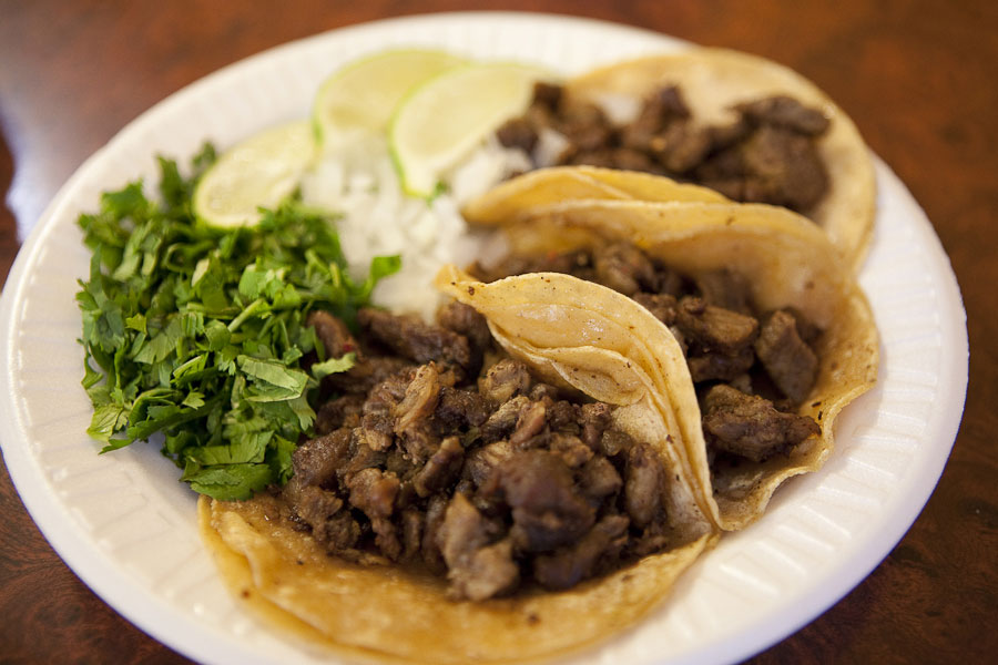 Order Picadillo Taco food online from Cesar's Tacos store, Dallas on bringmethat.com