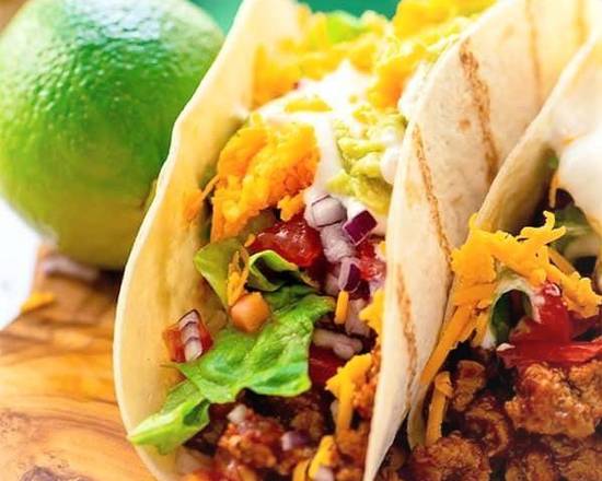 Order Loaded Tacos (2 pcs) food online from Istanbul Café store, New Orleans on bringmethat.com