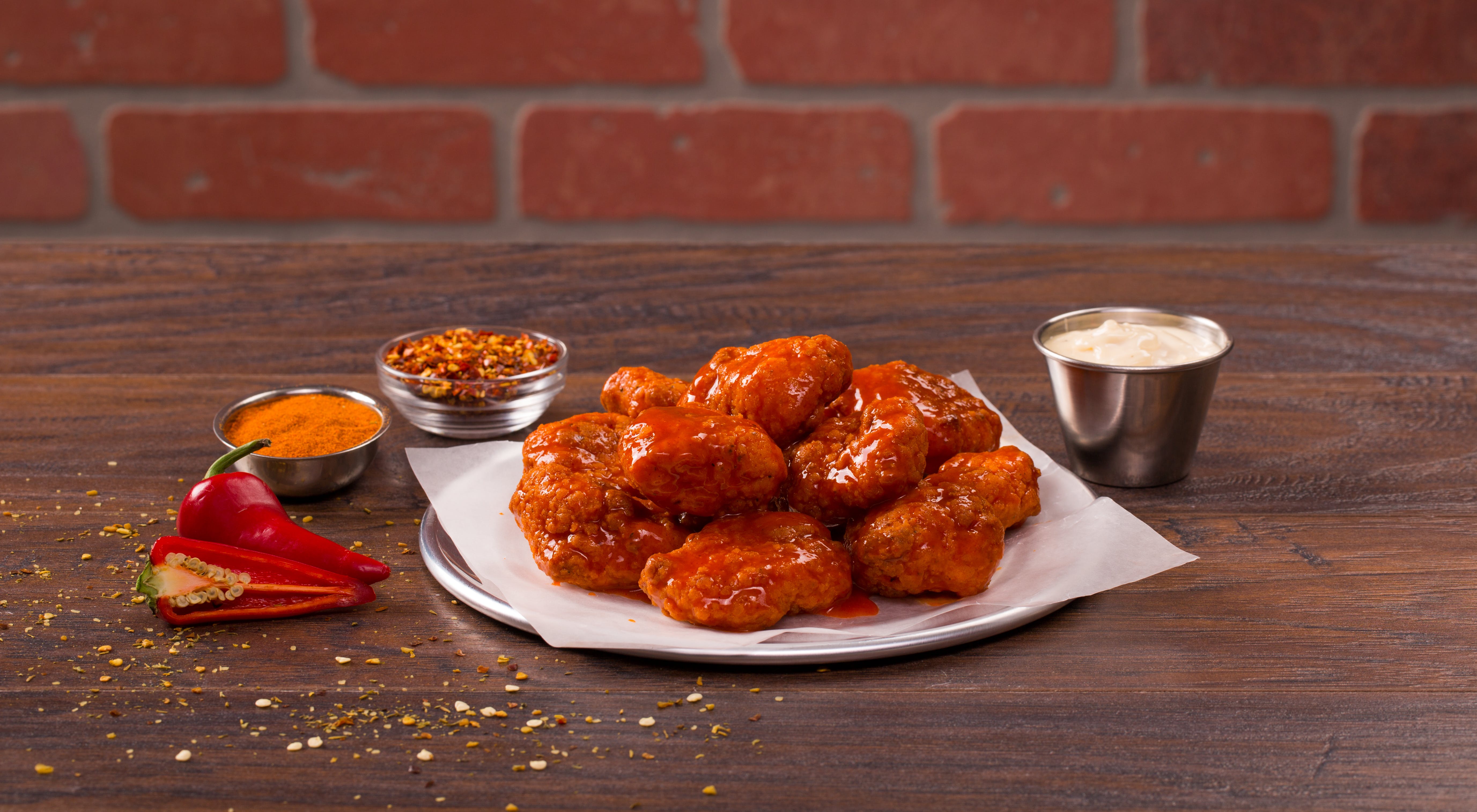 Order Boneless Wings - 1/2 lb. food online from Mountain Mikes Pizza store, Milpitas on bringmethat.com