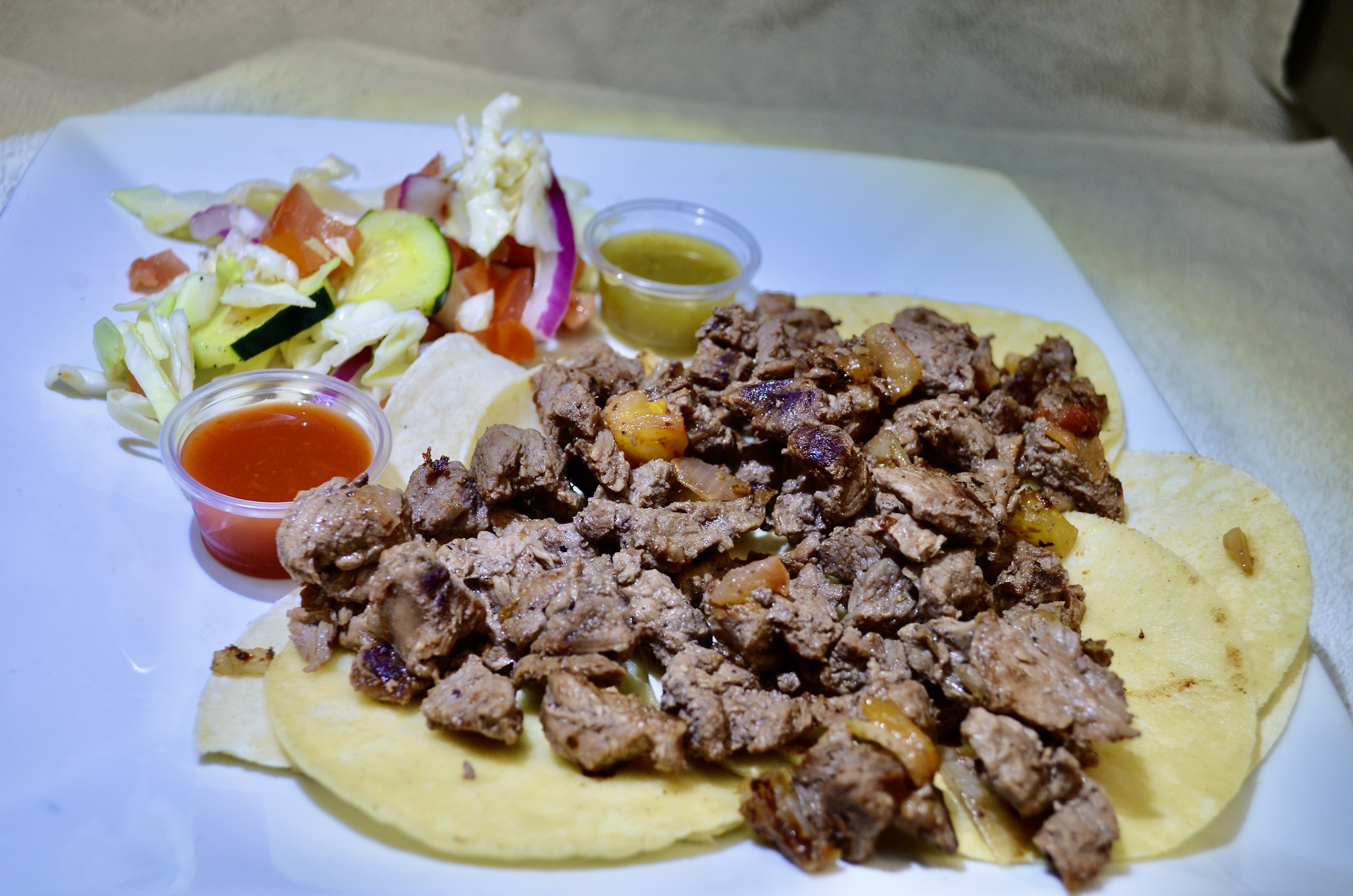 Order Tacos al Carbon food online from El Amigo store, Golden on bringmethat.com