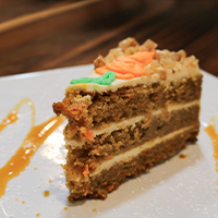 Order Carrot Cake food online from Silver Spoon Diner store, Queens on bringmethat.com