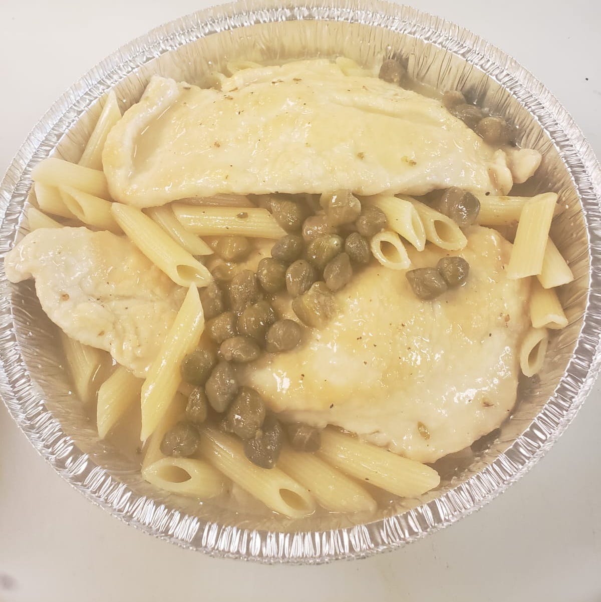 Order Chicken Piccata - Entree food online from Drake Pizza store, Allentown on bringmethat.com