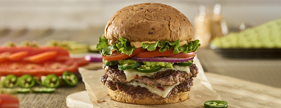 Order Double Spicy Baja With Guac Burger food online from Tgi Friday - Tier D15-P1 store, Dublin on bringmethat.com