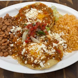 Order Huevos Rancheros food online from El Caballo Wraps store, Alameda on bringmethat.com