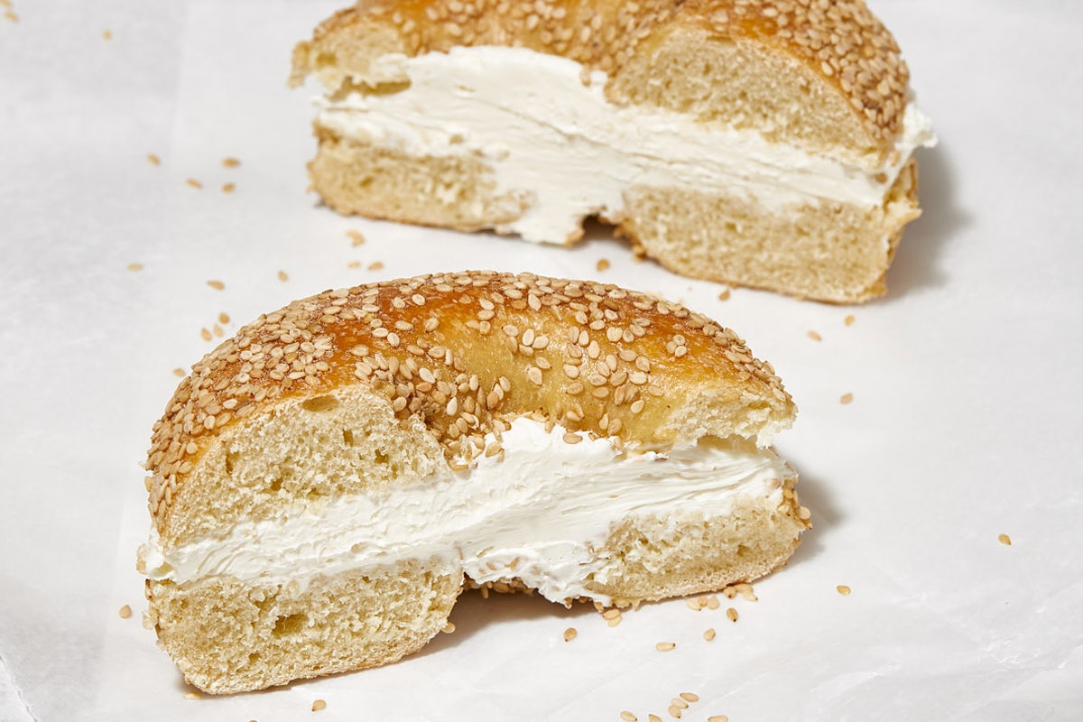 Order Bagel with Cream Cheese food online from Spread Bagelry store, Philadelphia on bringmethat.com