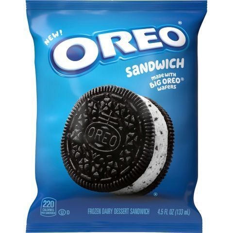 Order OREO Frozen Dairy Dessert Sandwich 4.5oz food online from Stripes store, Canyon Lake on bringmethat.com