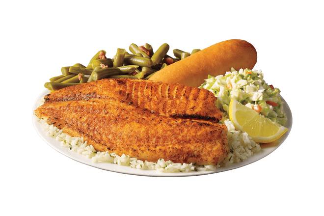 Order Grilled Tilapia Meal food online from Captain Ds Seafood Restaurants store, Birmingham on bringmethat.com