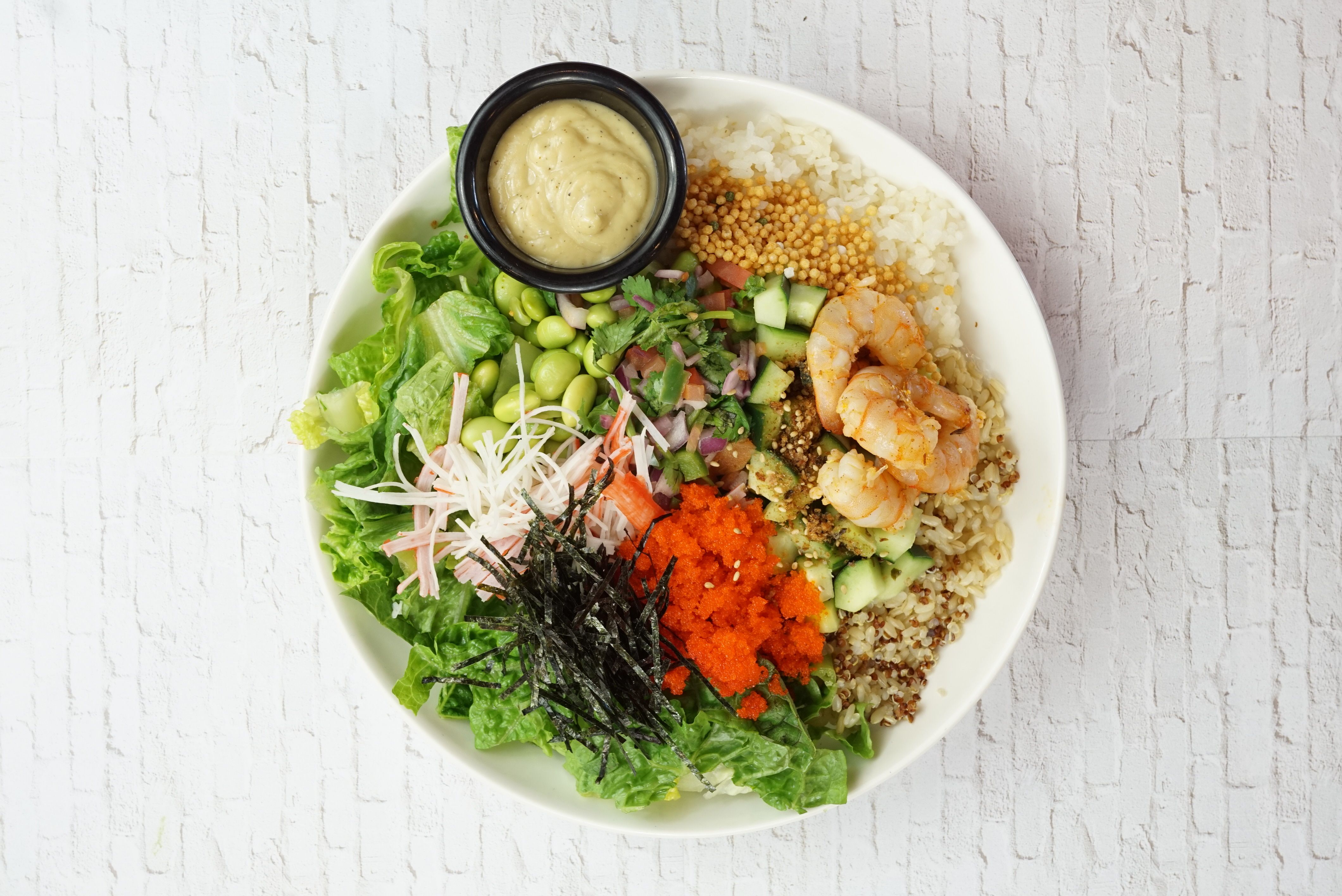 Order Aloha Poke food online from Freshmix Salads, Wraps & Bowls store, New York on bringmethat.com