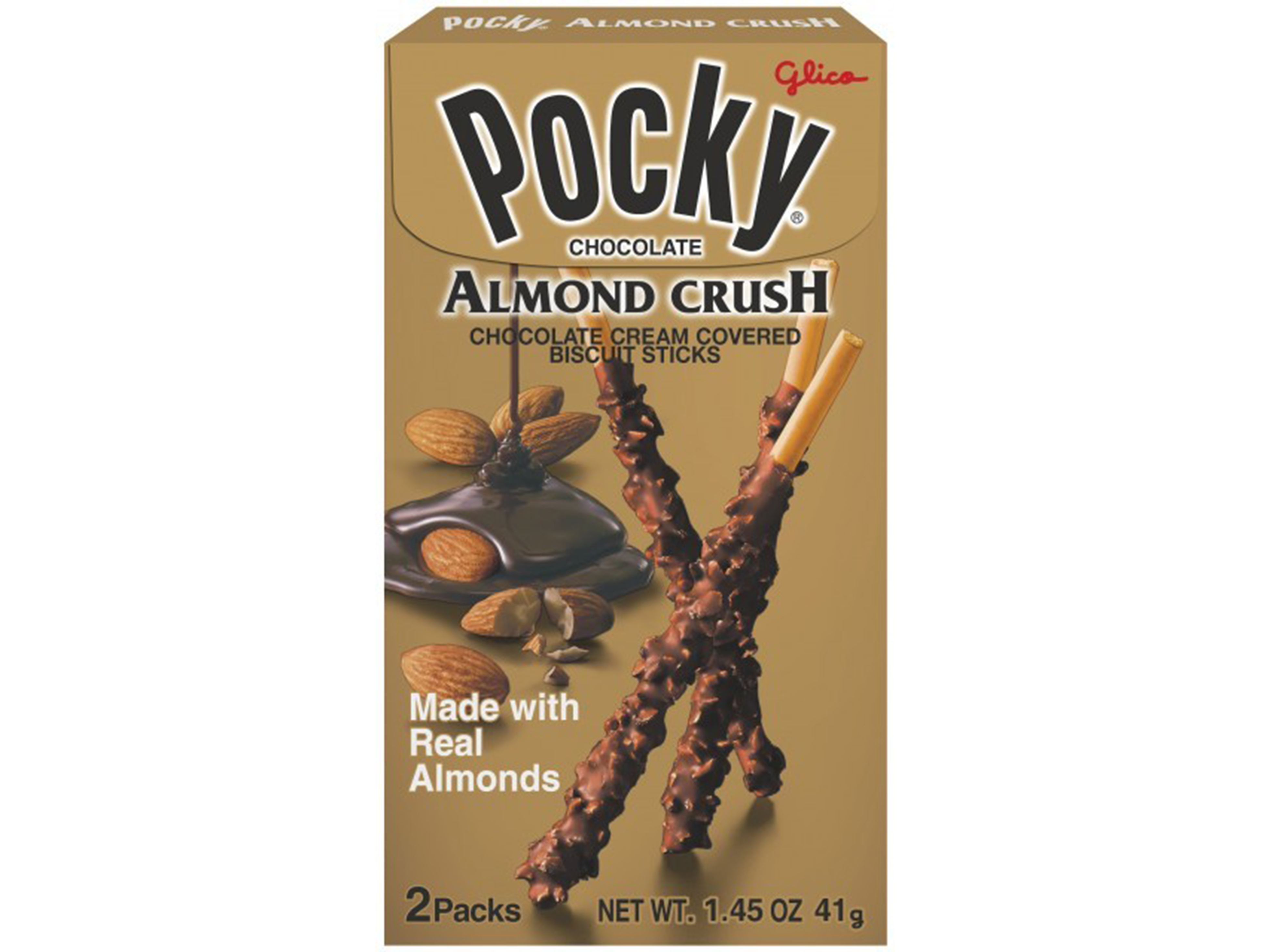 Order Pocky (Almond Crush) 1.45oz food online from Sweet Monster store, Oak Park on bringmethat.com