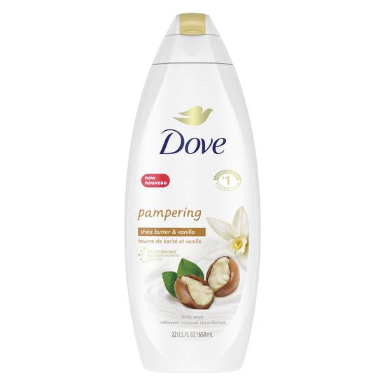 Order Dove Purely Pampering Shea Butter with Warm Vanilla Body Wash, 20 OZ food online from CVS store, FRANKFORT on bringmethat.com