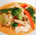 Order Red Curry Dinner food online from Sushi Thai store, Nashville on bringmethat.com