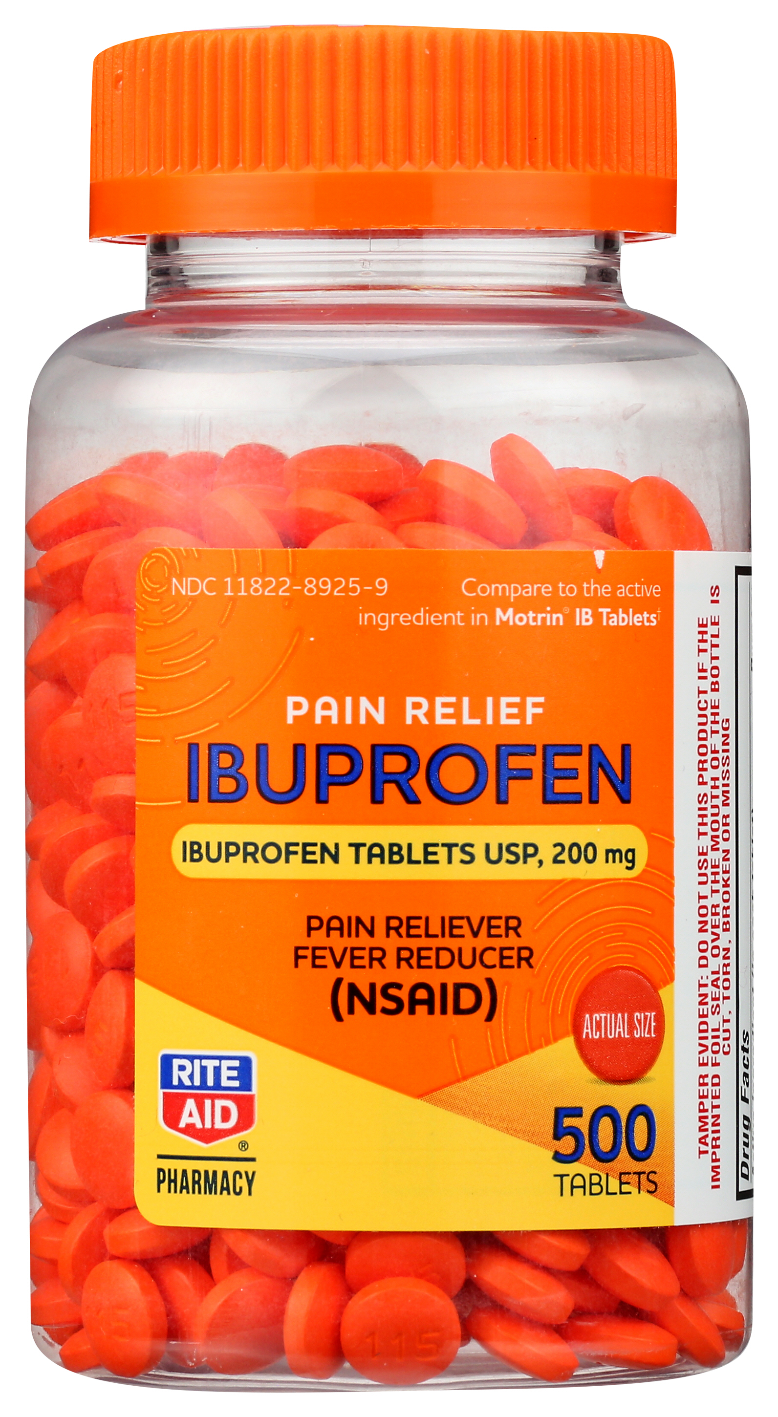 Order Rite Aid Ibuprofen Tablets, 200mg - 500 ct food online from Rite Aid store, SUFFOLK on bringmethat.com