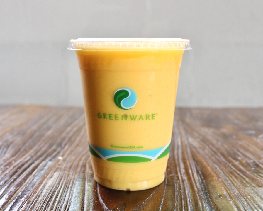 Order Mellow Yellow Smoothie food online from Grass Roots Kitchen store, Tarrytown on bringmethat.com