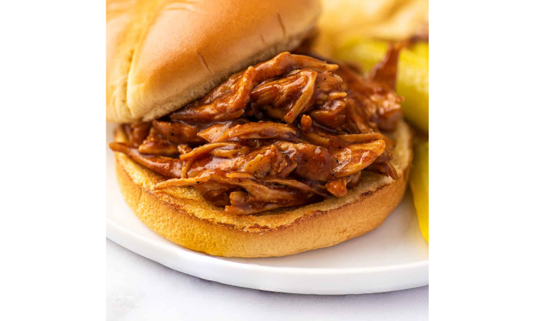 Order PULLED CHICKEN BBQ SANDWICH food online from Beach Bully Open Pit Bar B Que store, Virginia Beach on bringmethat.com