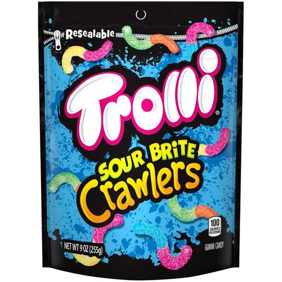 Order Trolli Sour Brite Crawlers Gummy Worms (9 oz) food online from Rite Aid store, Yamhill County on bringmethat.com