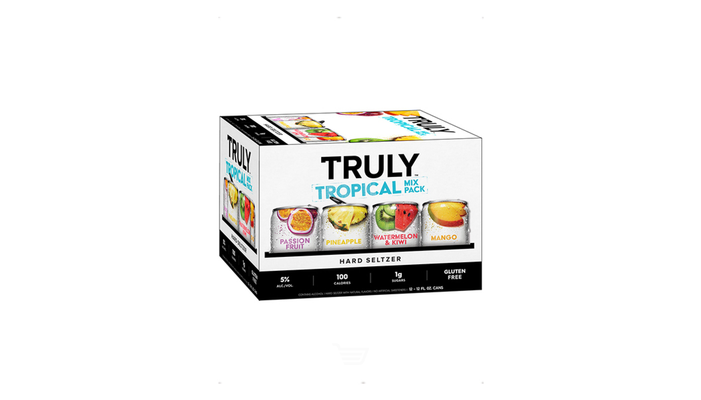 Order Truly Spiked & Sparkling Tropical Mix 12 Pack 12oz Cans food online from Village Liquor store, Lancaster on bringmethat.com