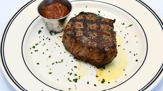 Order 6oz Center-Cut Filet Mignon food online from The Oceanaire Seafood Room store, Washington on bringmethat.com