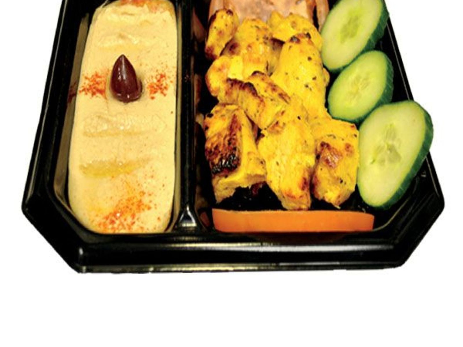 Order CHICKEN & HUMMUS PLATE food online from Pita Heaven  store, Chandler on bringmethat.com