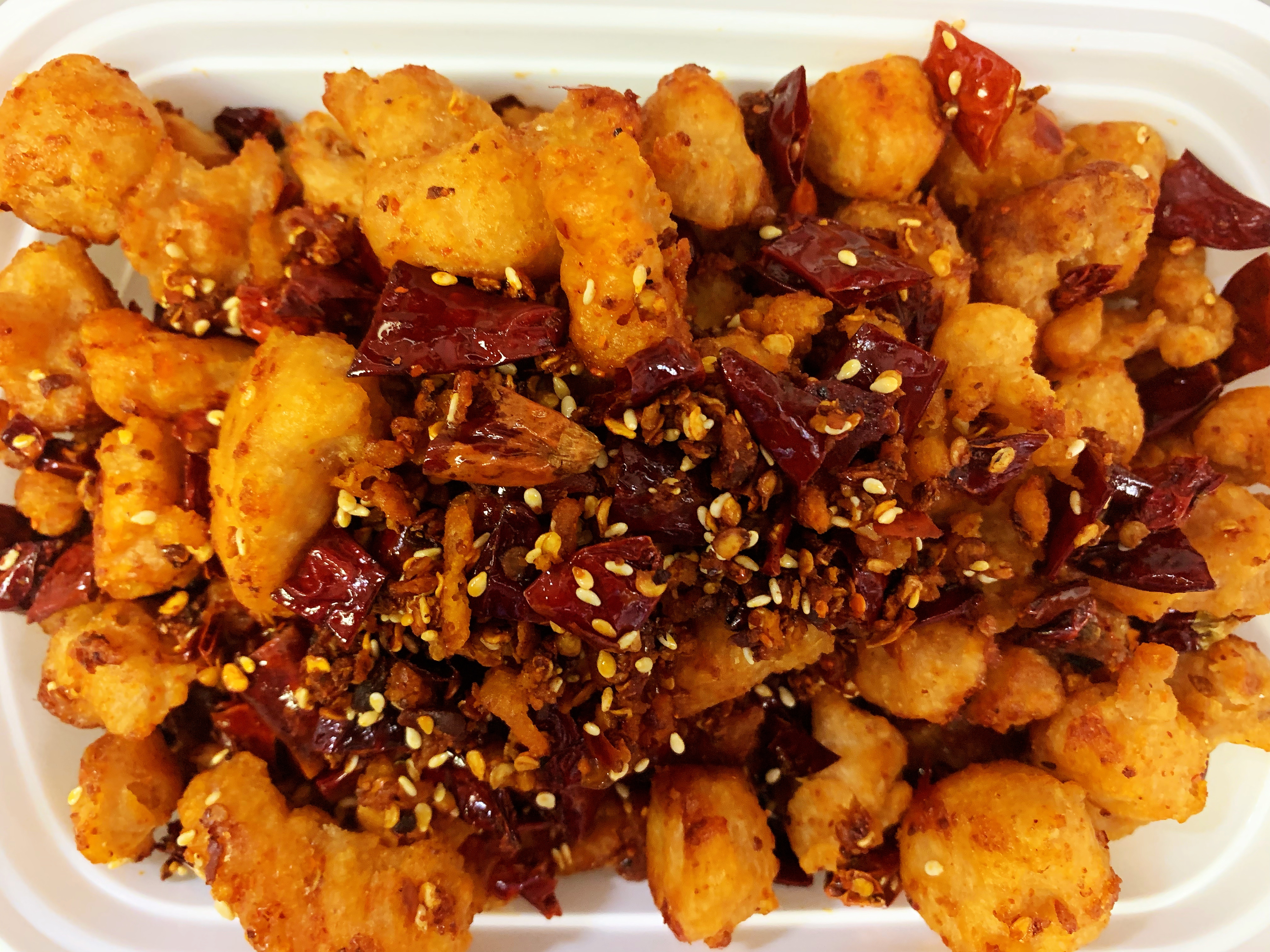 Order 12. Chongqing Chili Chicken food online from Dragon Inn store, Durham on bringmethat.com