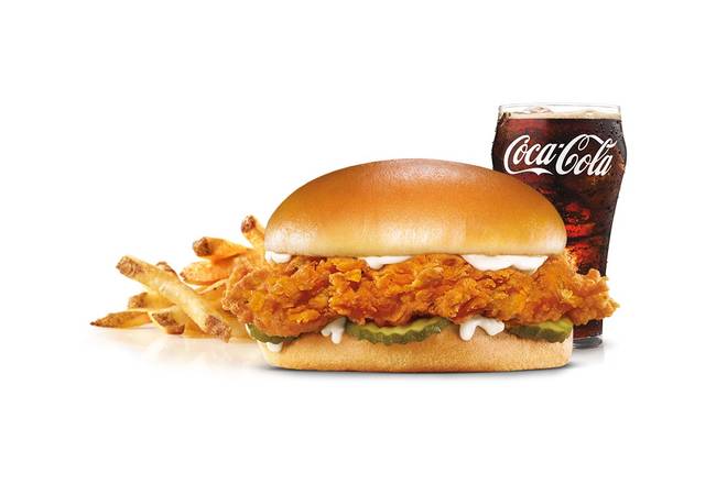 Order Hand-Breaded Chicken Sandwich Combo food online from Carl Jr. store, Norco on bringmethat.com