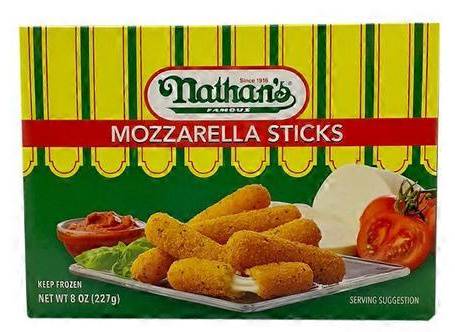 Order Nathan's Mozzarella Sticks (16 oz)  food online from Ctown Supermarkets store, Uniondale on bringmethat.com
