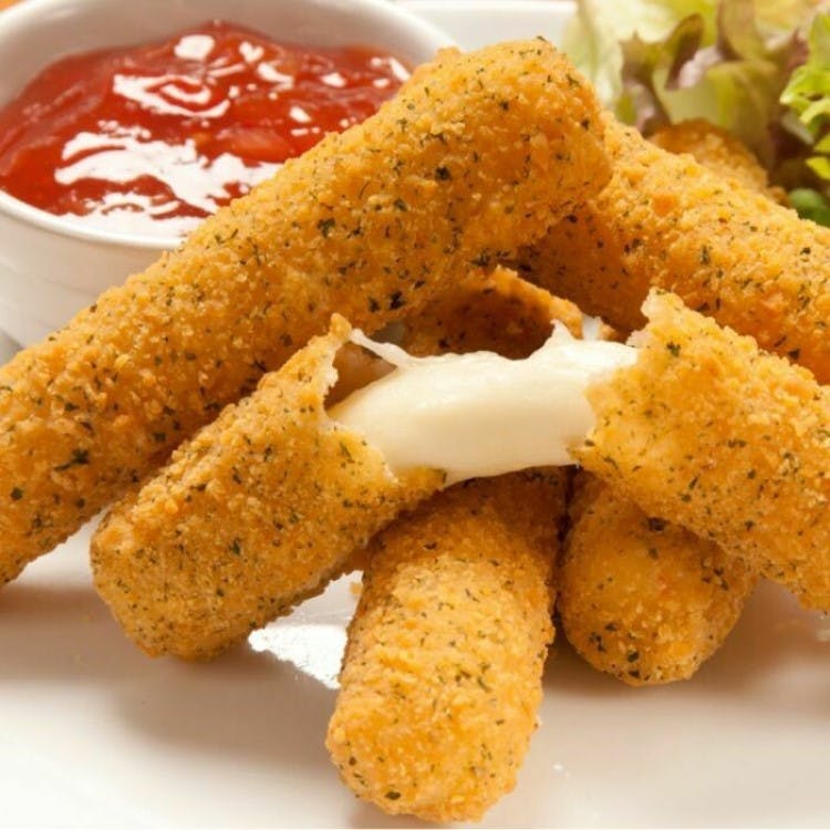 Order Mozzarella Sticks - 6 Pieces food online from Ranchito Pizzeria & Mexican Restaurant store, Fords on bringmethat.com