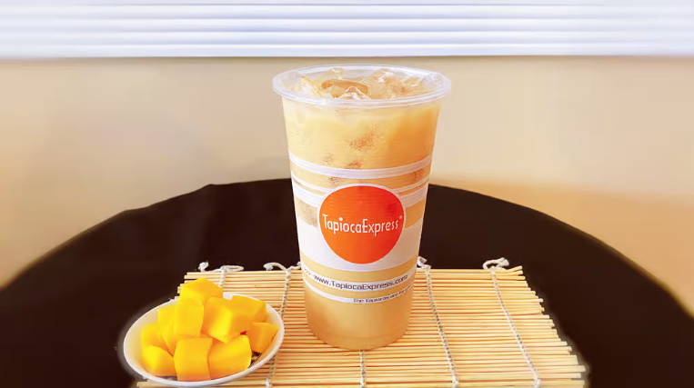 Order Mango Milk Tea food online from Tapioca Express store, Bonita on bringmethat.com