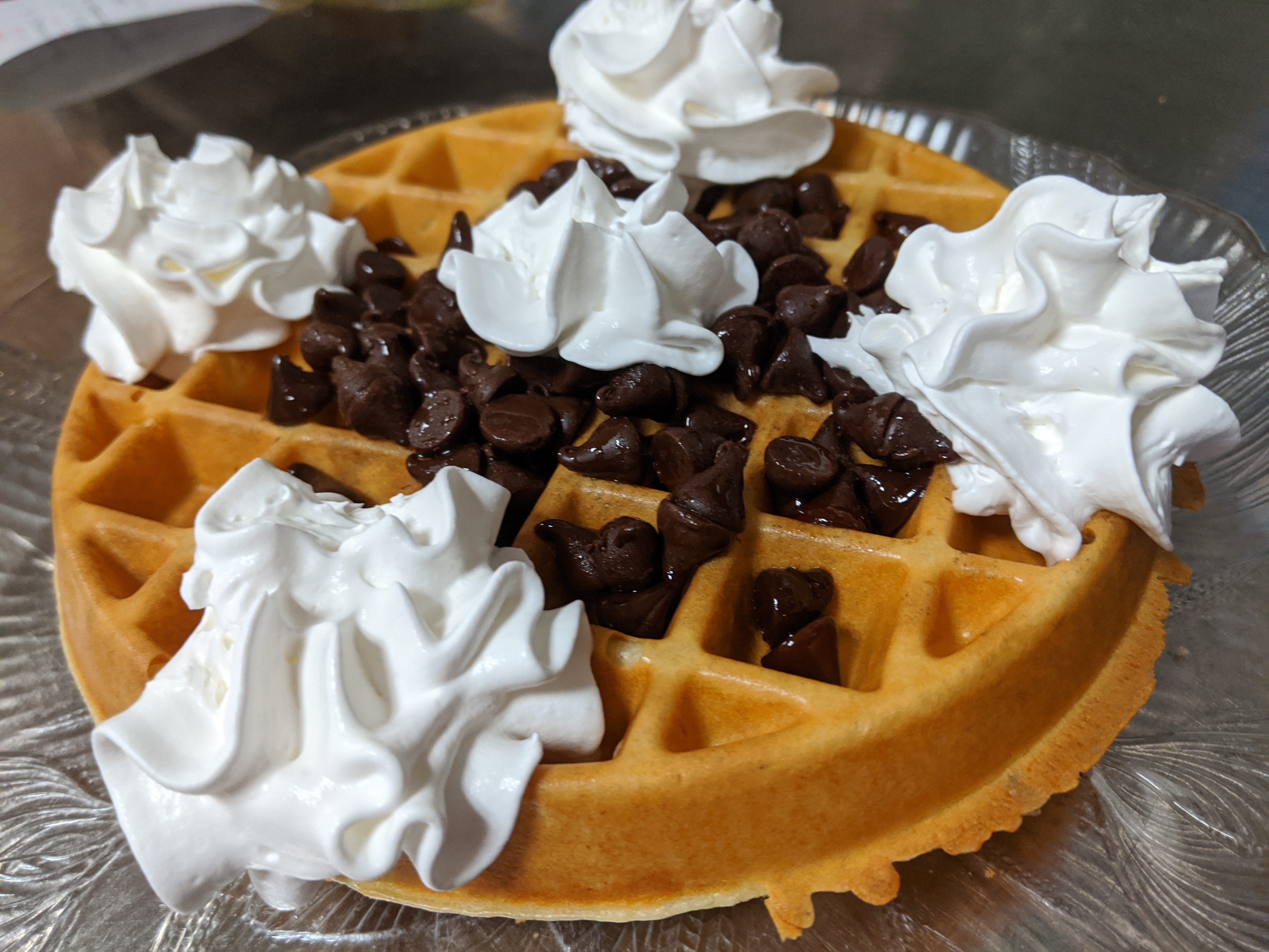 Order Chocolate Chip Waffle food online from Us Egg store, Phoenix on bringmethat.com
