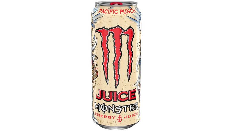 Order Monster Pacific Punch Energy Drink Can food online from Trumbull Mobil store, Trumbull on bringmethat.com