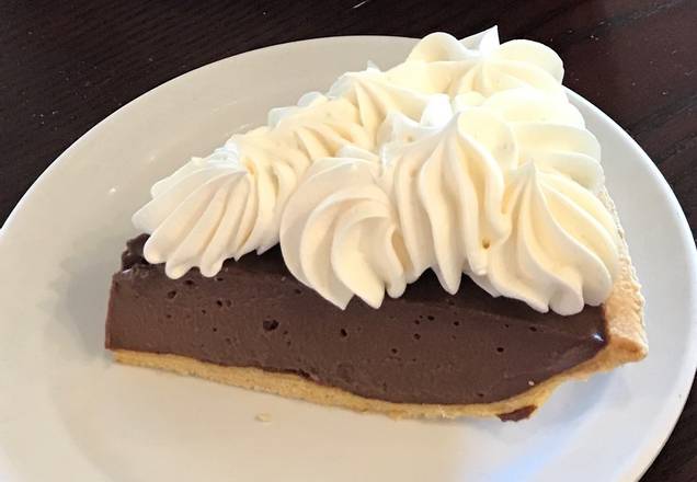 Order Chocolate Cream Pie food online from Mama's Daughters' Diner store, Irving on bringmethat.com