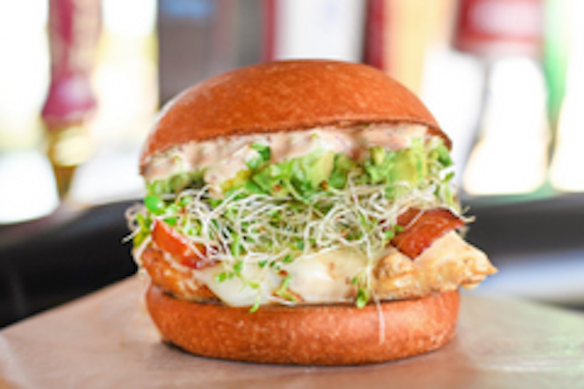 Order California Chicken Sandwich food online from Grub Burger Bar store, Dallas on bringmethat.com