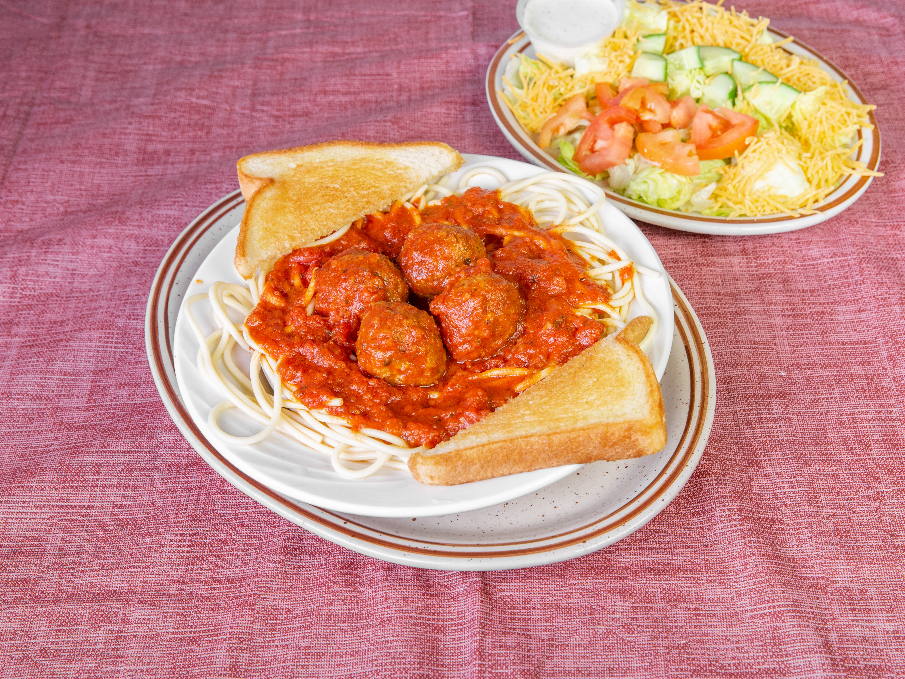 Order Kids Spaghetti and Meatballs food online from Kelly Q & Whipper Dairy store, Walton on bringmethat.com
