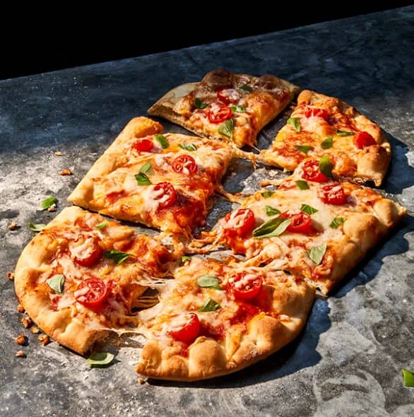 Order Margherita Flatbread Pizza food online from Panera store, Fayetteville on bringmethat.com