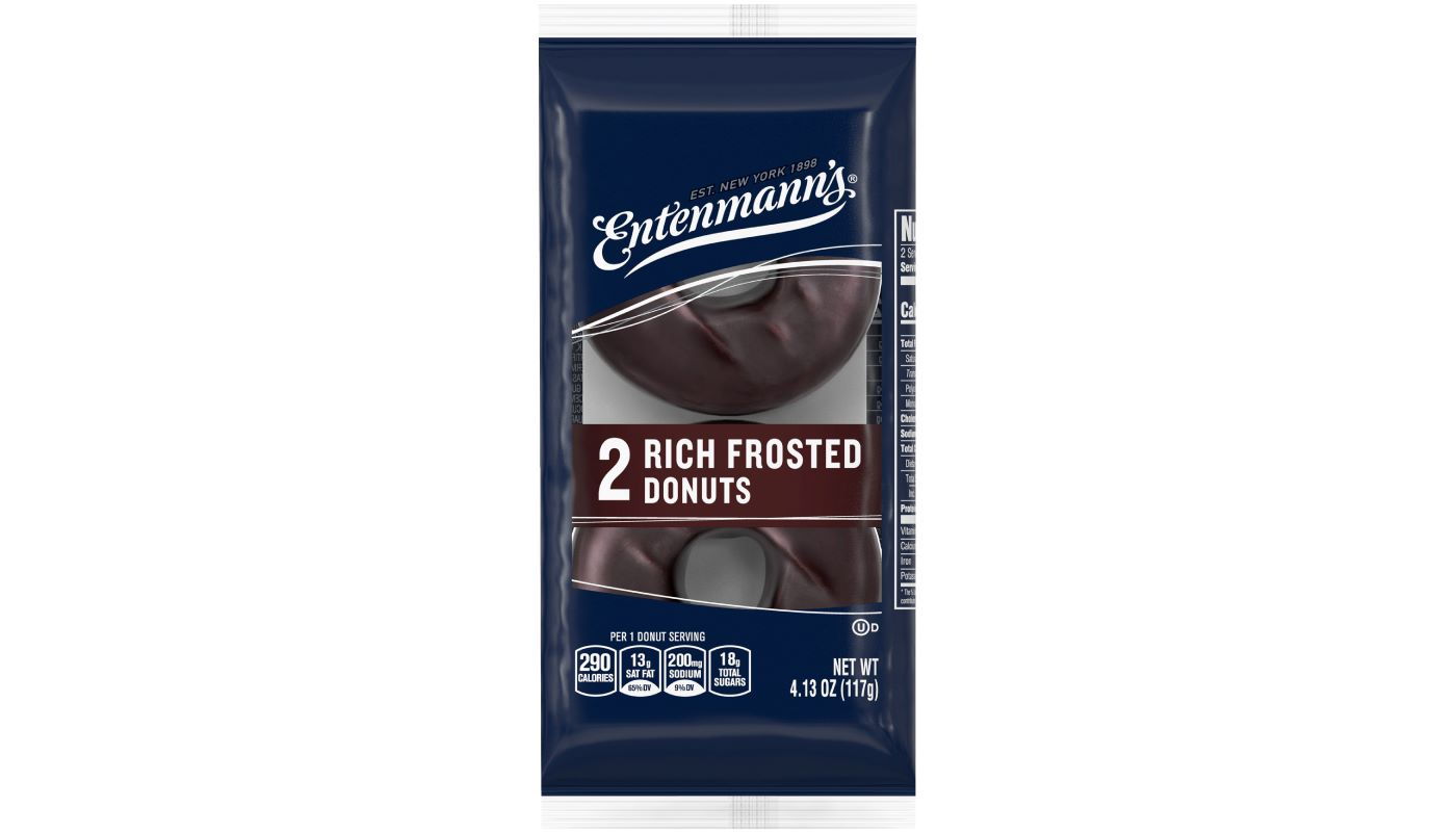 Order Ent Frosted Donut 2PK food online from Quickchek store, Brick on bringmethat.com