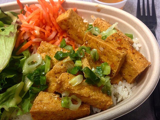 Order Noodle Salad Tofu food online from An Nam Vietnamese Grill store, Marlborough on bringmethat.com