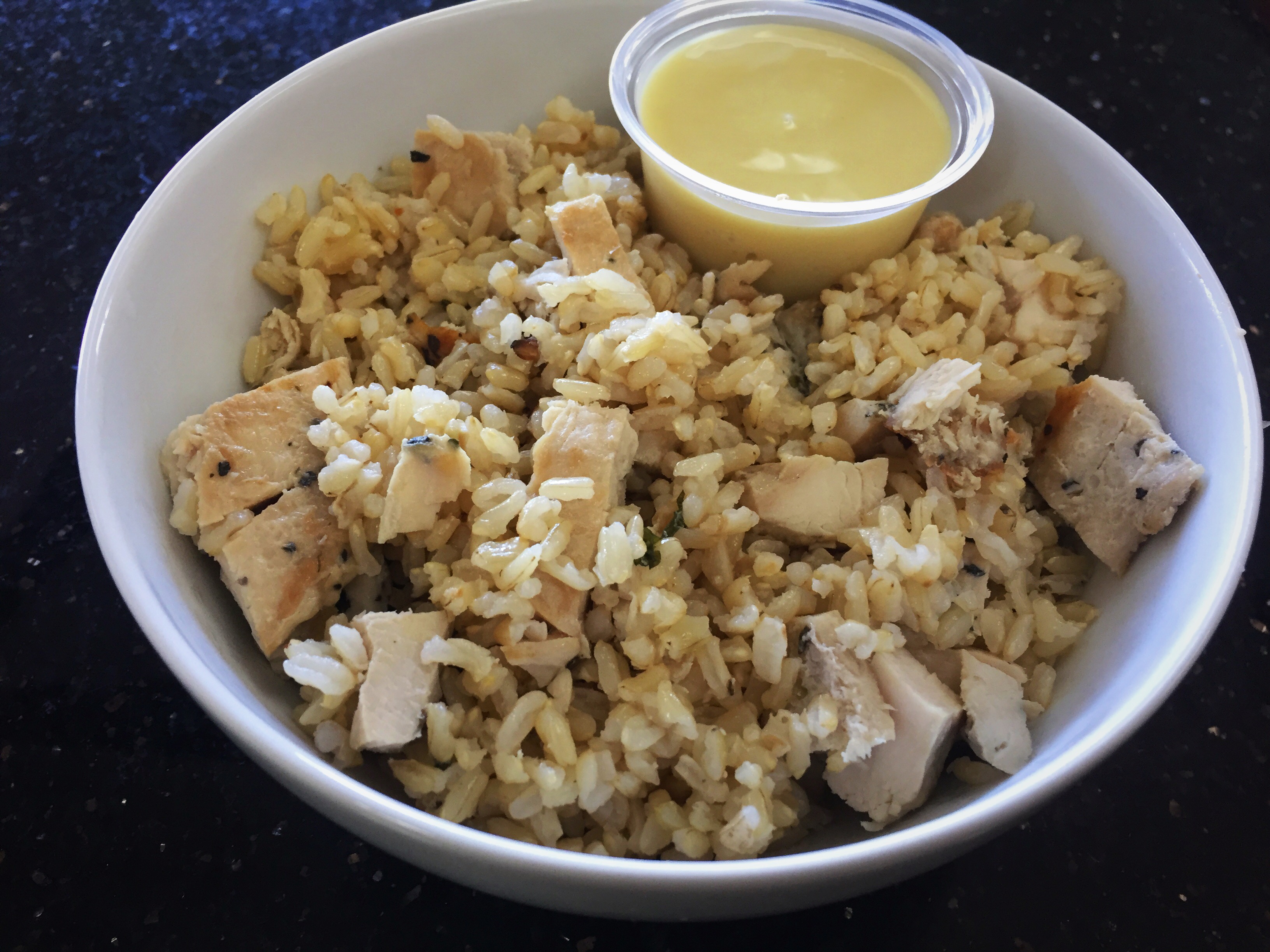 Order Kid's Chicken and Brown Rice food online from Healthy Garden & Gourmet Pizza store, Moorestown on bringmethat.com