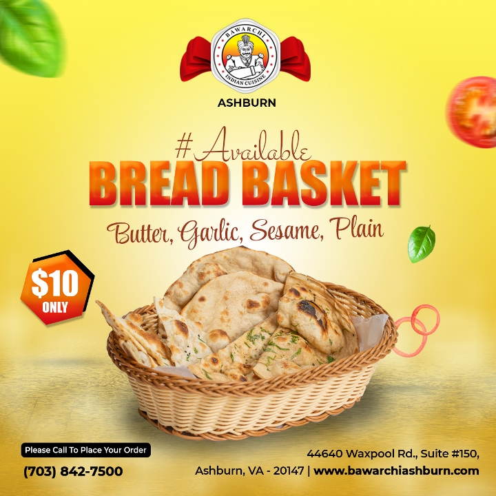 Order Bread Basket food online from Bawarchi Biryanis store, Ashburn on bringmethat.com