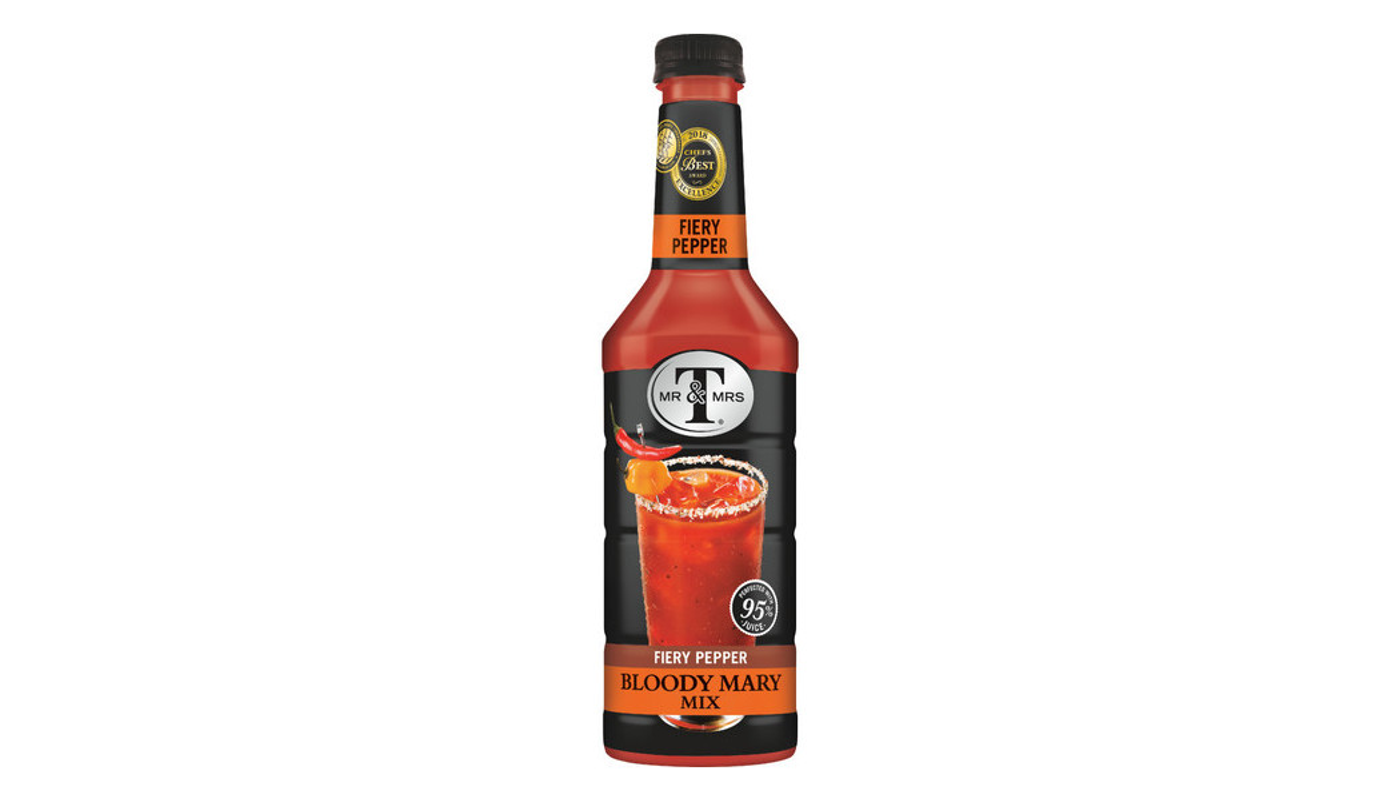 Order Mr & Mrs T Fiery Pepper Bloody Mary Mix 1L food online from Spikes Bottle Shop store, Chico on bringmethat.com